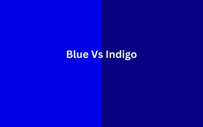 indigo vs blue colors.